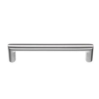 Smedbo B621 3 7/8 in. Rounded Pull in Brushed Stainless Steel from the Design Collection